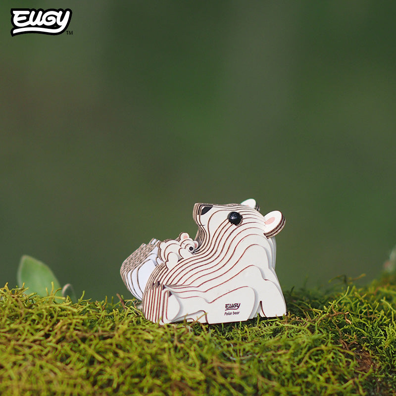 Maquette 3D EUGY 052 Ours polaire – mise en scène – photographie 2