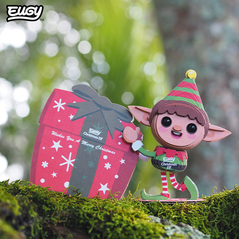 Maquette 3D EUGY 082 Elfe de Noël – mise en scène – photographie 2