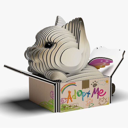 Maquette 3D EUGY 088 Chat Mocha – vue 2