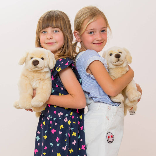 Peluche Golden Retriever assis
