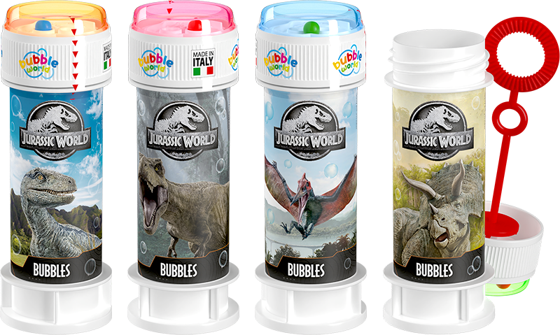 Jurassic World Seifenblasen - Flasche 60 ml
