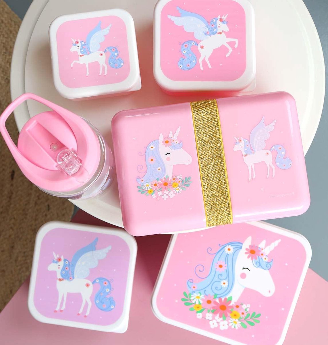 Boîte repas - Licorne – vue 4 – A Little Lovely Company