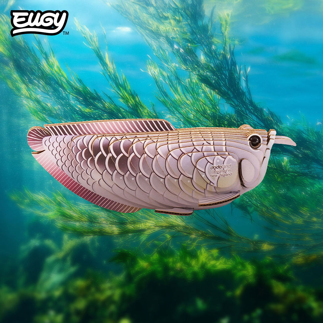 Maquette 3D EUGY 124 Arowana argenté – mise en scène – photographie 2