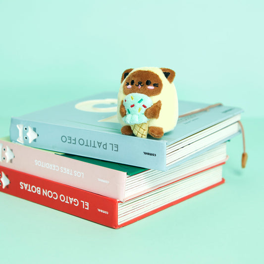 Fluffy Kawaii Mint Bookmark
