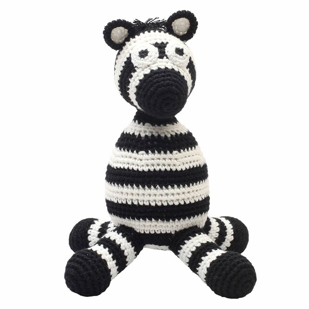 Gehäkeltes Plüschtier – Schwarzes Zebra
