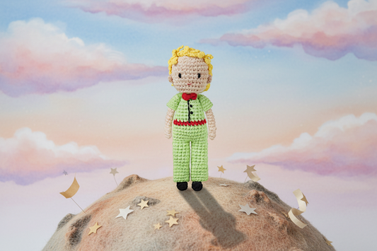 Peluche en Crochet Le Petit Prince – vue produit 2