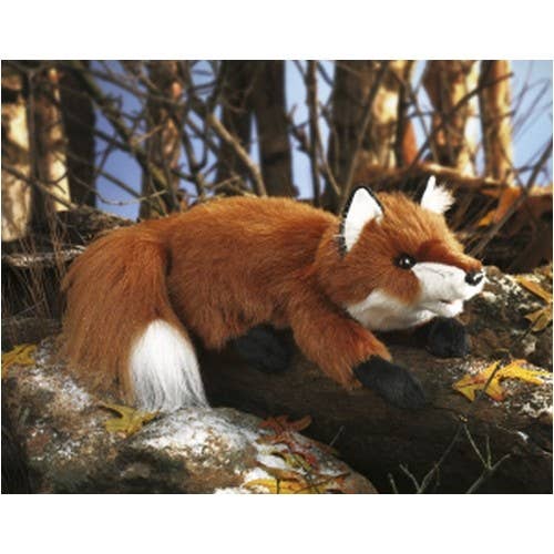Marionnette à main Chiot renard/Petit renard roux 2576 Folkmanis réaliste