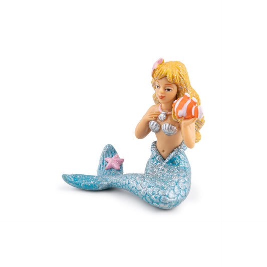 Figurine Sirène argentée Papo - personnage féerique