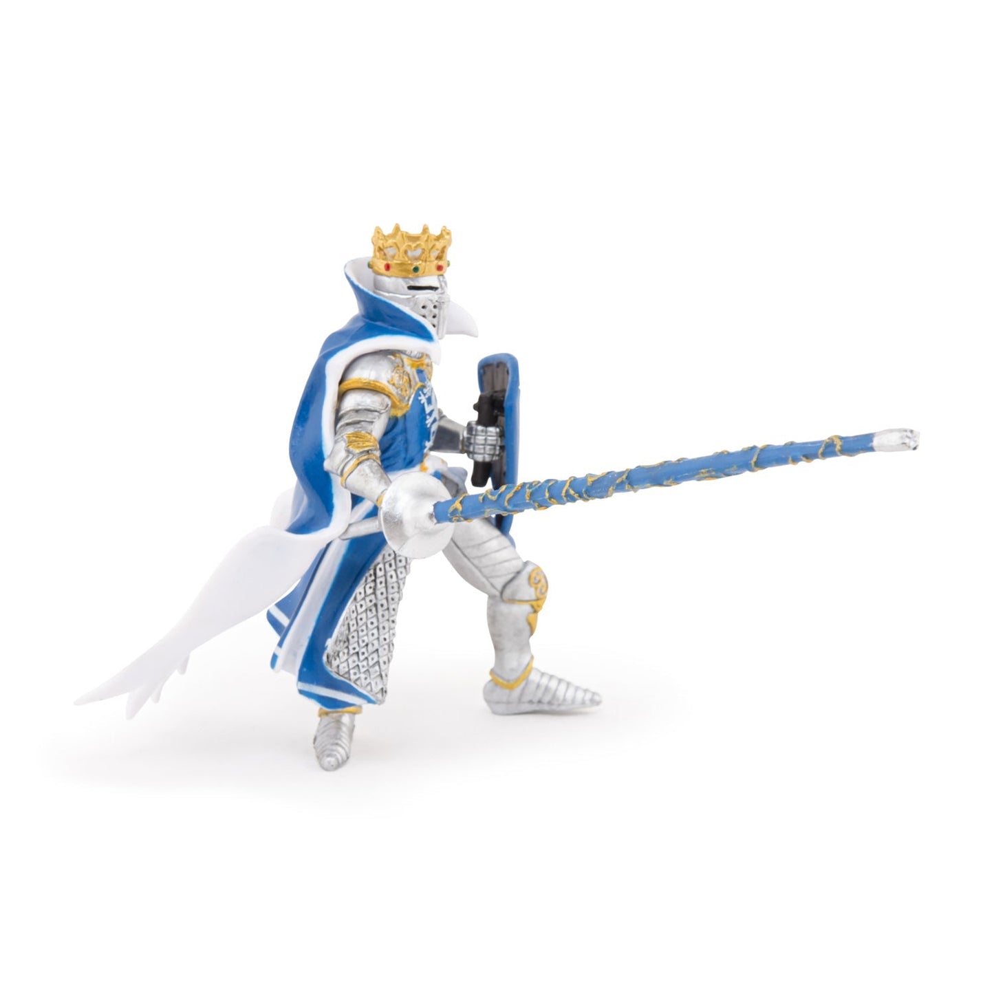 Figurine Roi au dragon bleu