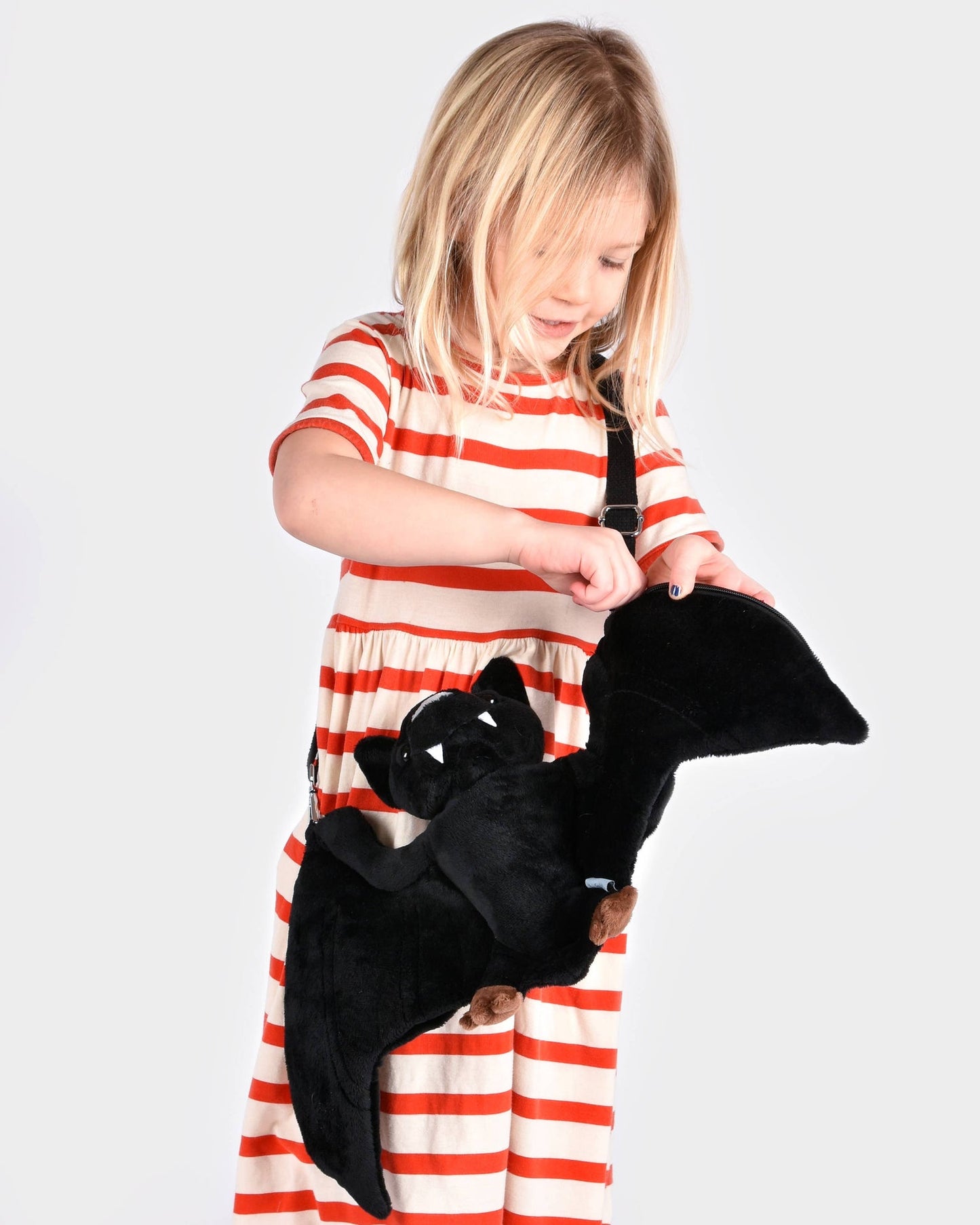 Sac chauve-souris avec 2 poches et bandoulière réglable 50 cm