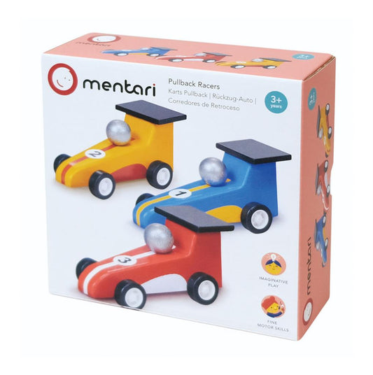 Rennautos mit Rückzugfunktion