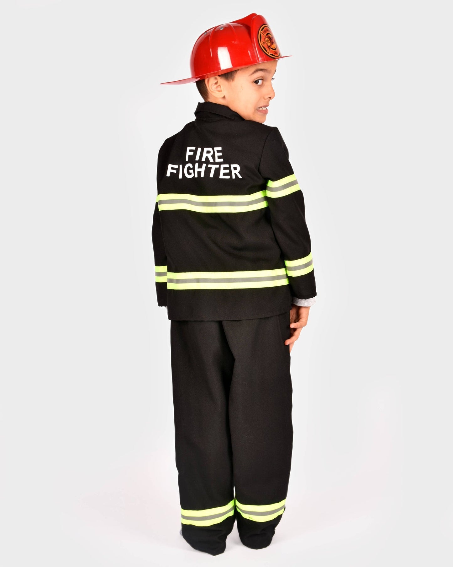 Feuerwehrmann-Kostüm Den Goda Fen 4-6 Jahre, Größe 110-116, 4-teilig