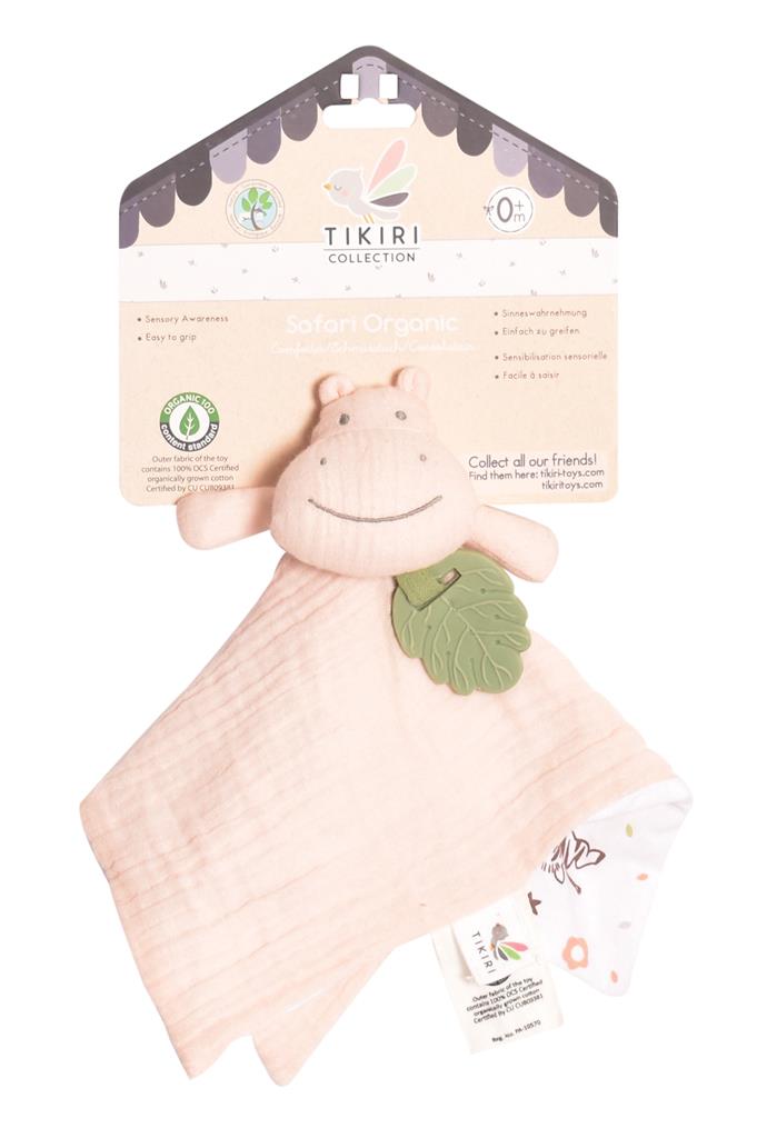 Doudou Hippopotame avec Support de Dentition – vue produit 8