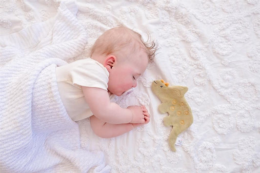 Jouet à Froisser Doudou Dinausore Tricératops – vue produit 2