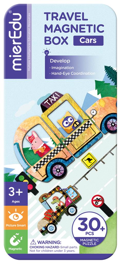 Magnetische Puzzlebox - Fahrzeuge