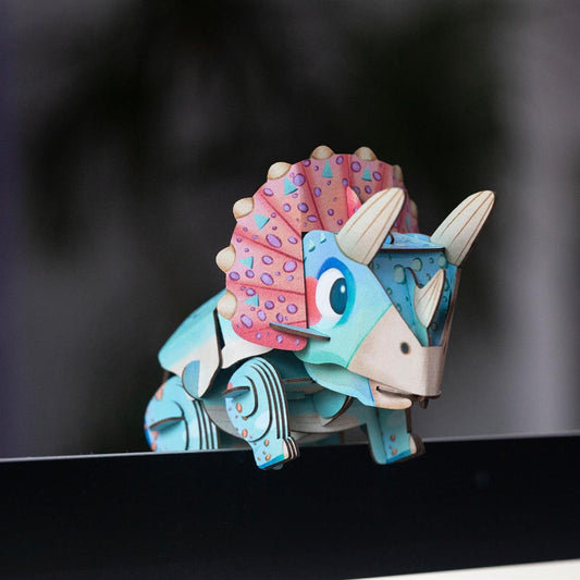 3D Puzzle Konstruktion - Triceratops
