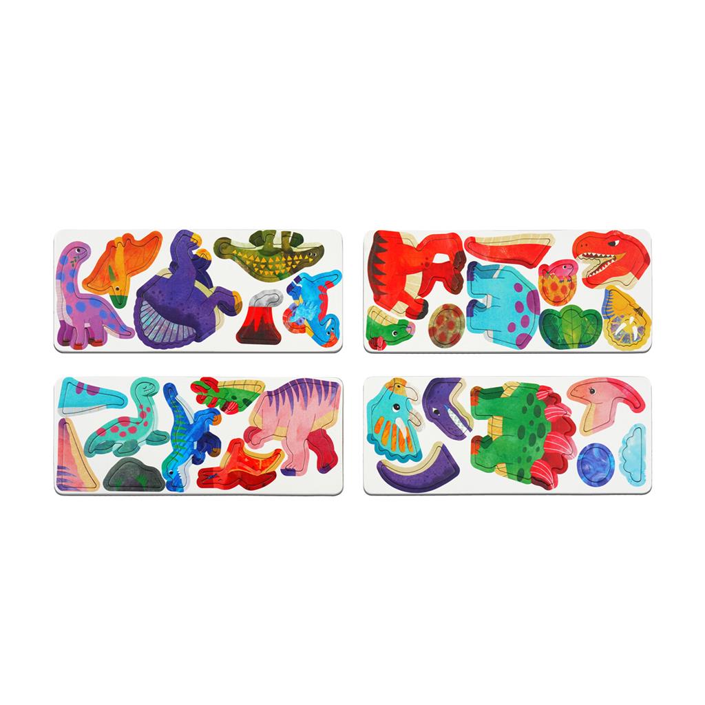 Puzzle magnétique Dinosaures 30 pièces - boîte mierEdu
