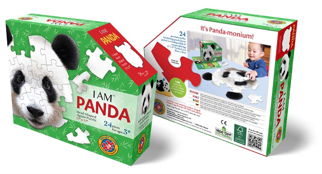 Puzzle animal Panda 24 pièces Madd Capp