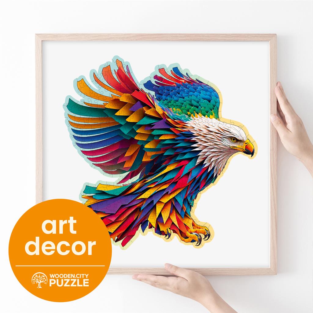 Glänzendes Adler-Puzzle