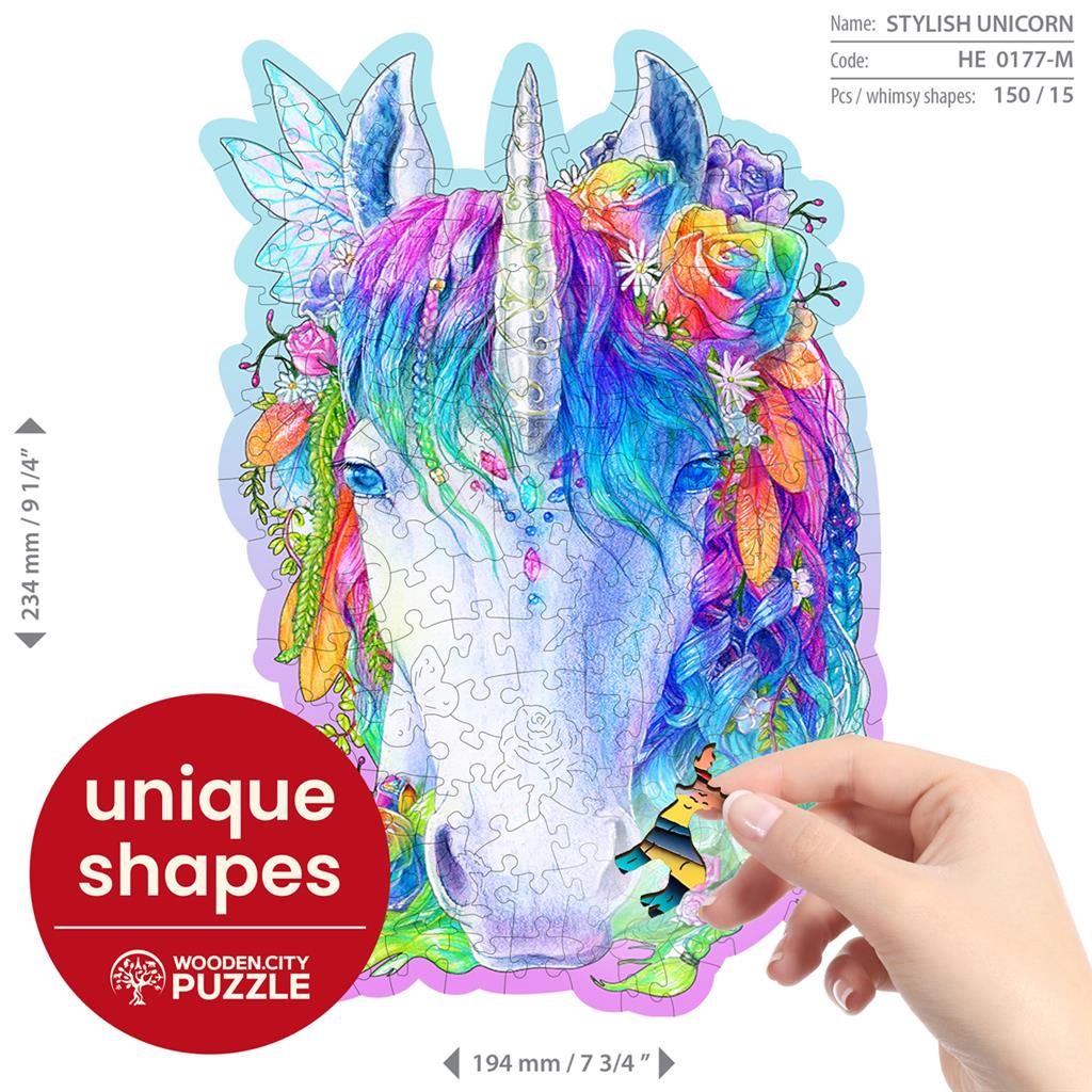 Puzzle Licorne élégante