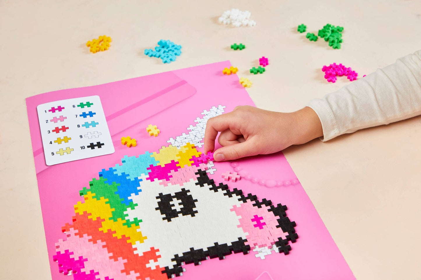 Einhorn Puzzle nach Zahlen Konstruktionsspiel