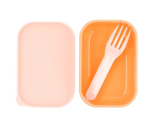 Kinder Bento Lunchbox Rosa Streifen
