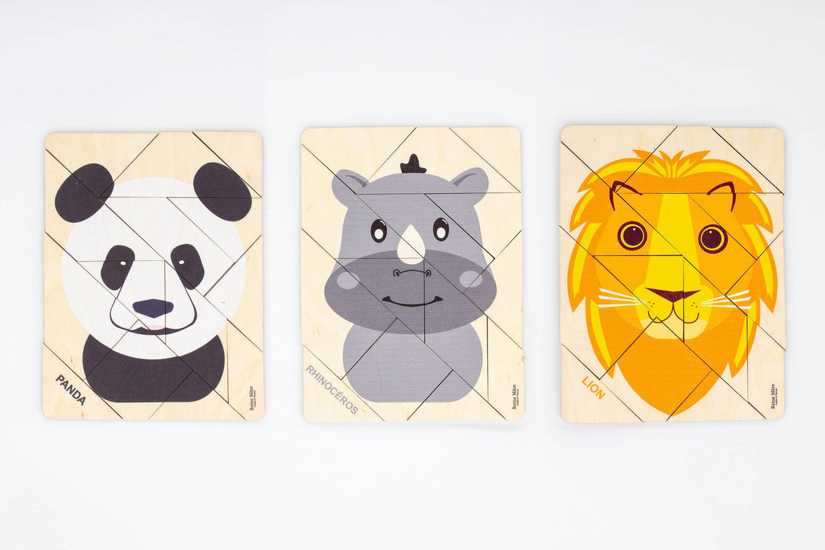 Visuel complémentaire du produit Puzzle en Bois Lion — Reine Mère (photo 4)
