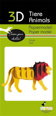 Modèle En Papier 3D - Lion – vue produit 2