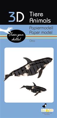 3D Papiermodell - Orca