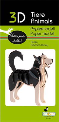 Modèle En Papier 3D - Husky – vue produit 2