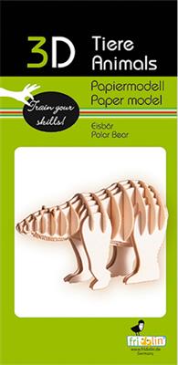 Modèle En Papier 3D - Ours Polaire – vue produit 2