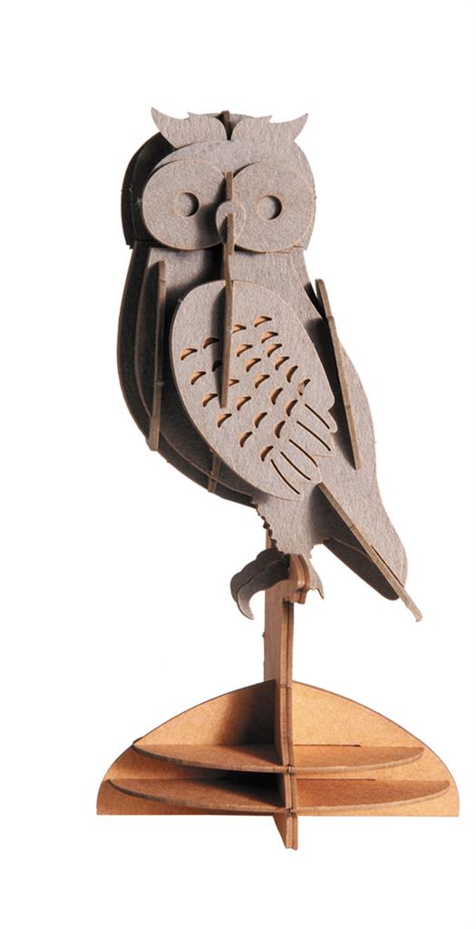 Modèle En Papier 3D - Hibou – vue produit 2