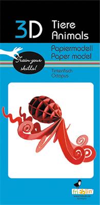Modèle En Papier 3D - Poulpe – vue produit 2