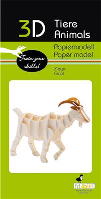 Modèle En Papier 3D - Chèvre – vue produit 2