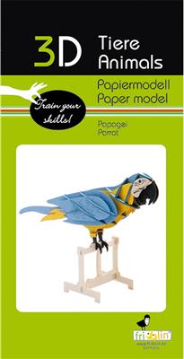 Modèle En Papier 3D - Perroquet – vue produit 2