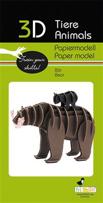 Modèle En Papier 3D - Ours – vue produit 3