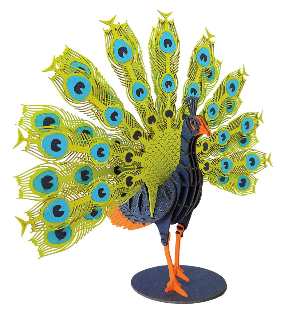 Modèle En Papier 3D - Paon – vue produit 3