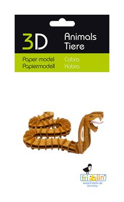 3D Paper Model - Cobra