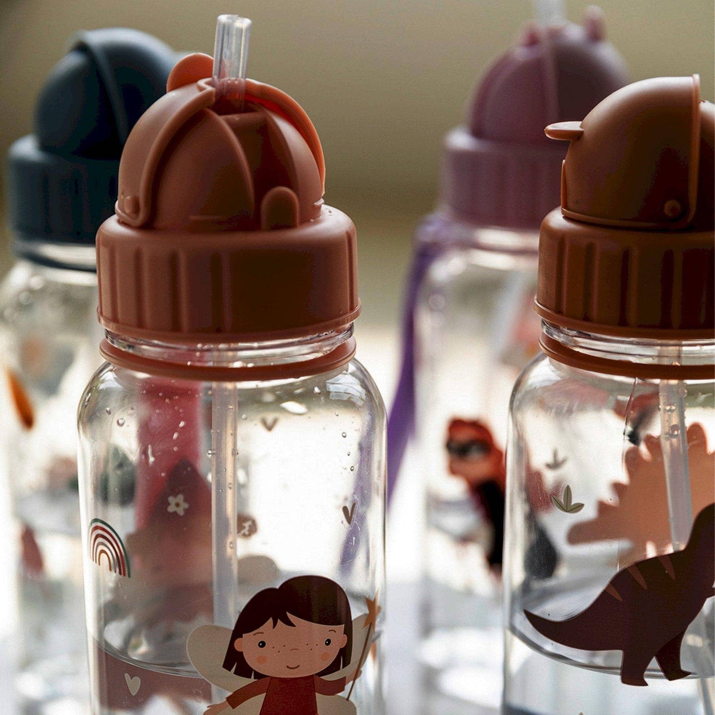 Dinosaurier-Welt-Plastikwasserflasche