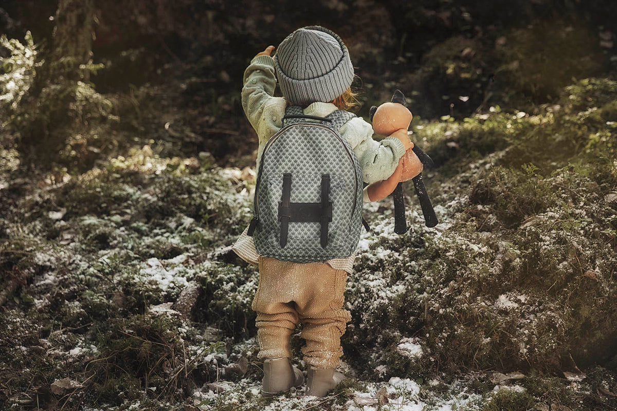 Mini türkisfarbener Rucksack