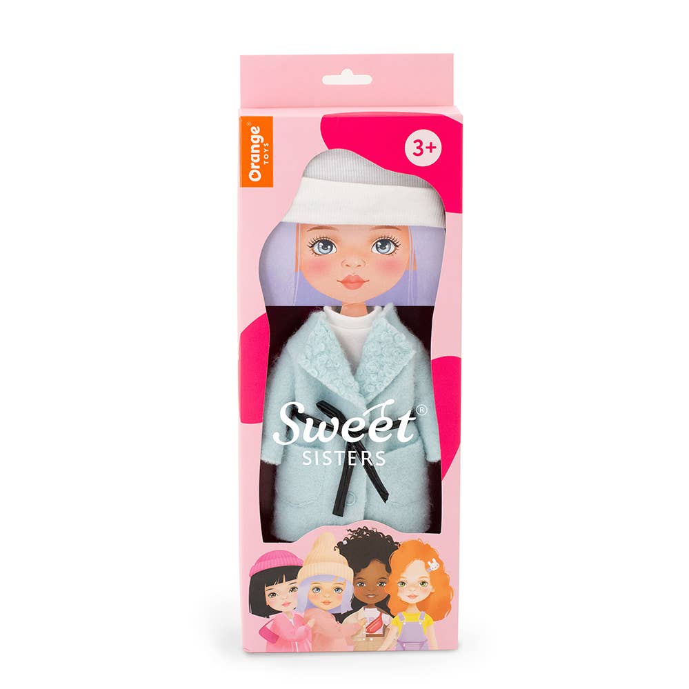 Clothing set: Mint-colored coat, 28 cm