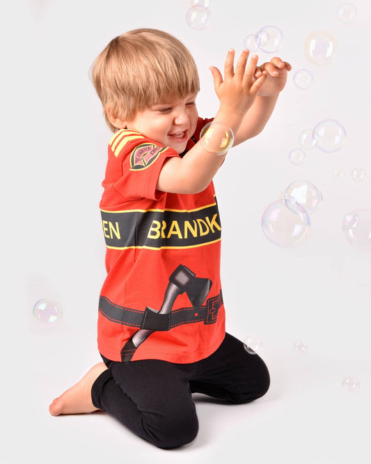 T-Shirt Fire-Fighter aus Bio-Baumwolle 98-104 cm