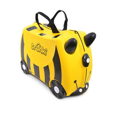 Trunki Ride-on: ABEILLE Bernard 46x30x21cm, emballage polyglotte, empilable, emballé à l'unité dans une boite VPC, 3+