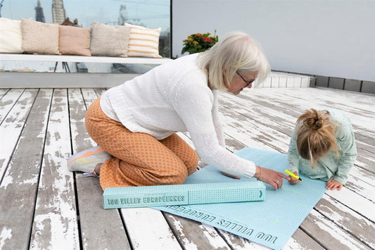 XL-Spieleposter - 100 europäische Städte