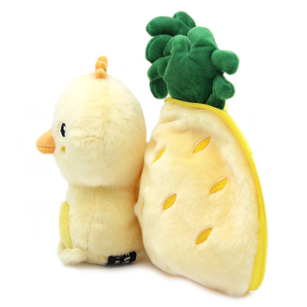 Peluche réversible Nugget le poussin/ananas – Flipetz