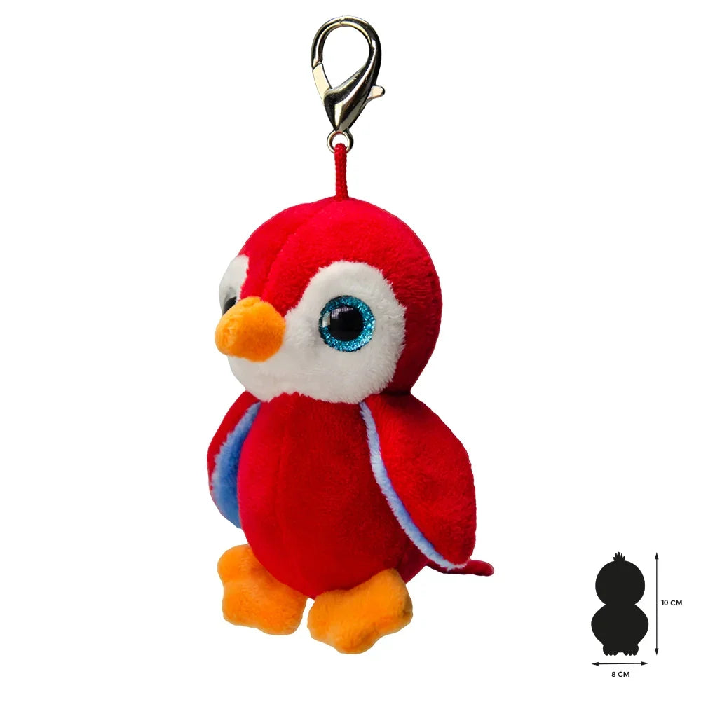 Porte-Clés Peluche Perroquet – vue principale