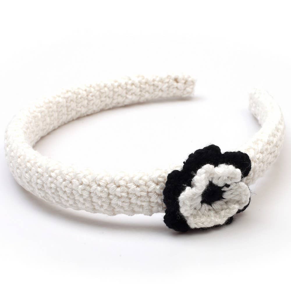 Flower Headband - White