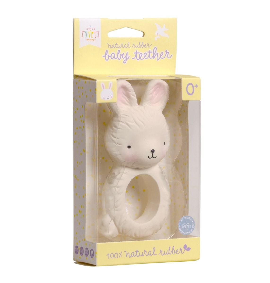 Anneau de dentition Lapin Blanc – vue 12 – A Little Lovely Company