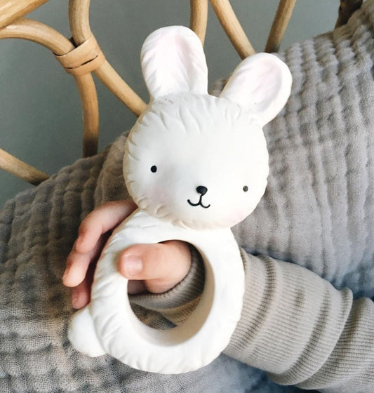 Anneau de dentition Lapin Blanc – vue 2 – A Little Lovely Company