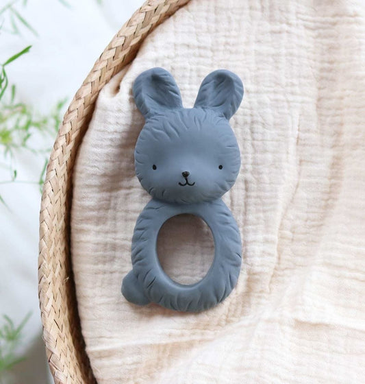 Anneau de dentition Lapin Bleu – vue 2 – A Little Lovely Company